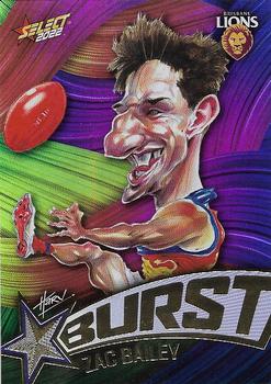 2022 Select AFL Footy Stars - Starburst Caricature - Paint #SBP5 Zac Bailey Front